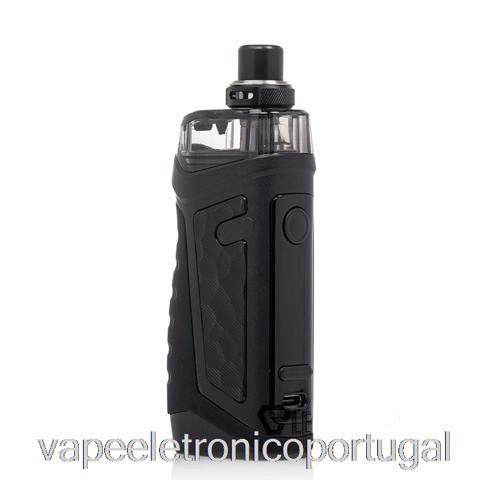 Vape Eletrônico Vandy Vape Jackaroo 18650 Pod Kit Obsidian Black